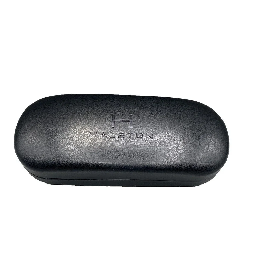 Halston Hard Clamshell Sunglasses Case Black